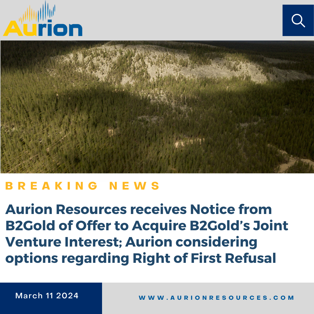 Aurion resources latest news march 11