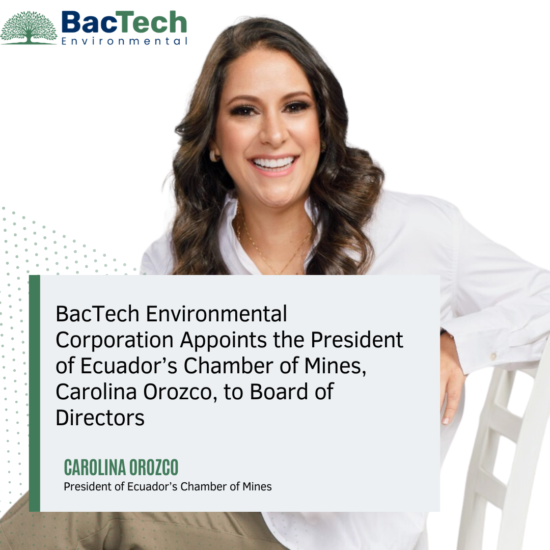 BacTech Environmental Corporation Appoints the png