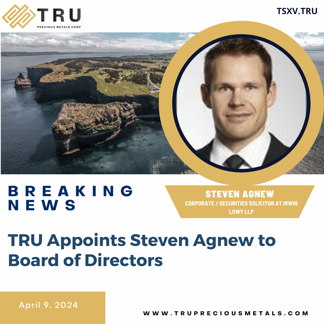 TRU Appoints Steven Agnew to Board of Directors