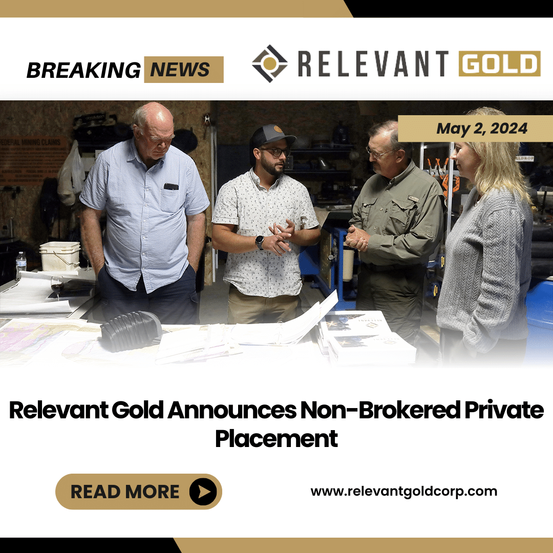 Relevant Gold Announces Non-Brokered Private Placement